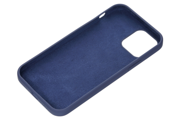 2E Case for Apple iPhone 12 (6.1″), Liquid Silicone, Midnight Blue
