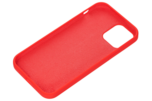 2E Case for Apple iPhone 12 (6.1″), Liquid Silicone, Red