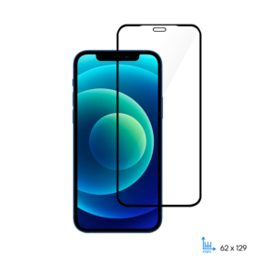 Комплект 2 в 1 защитное стекло 2E для Apple iPhone 12 Mini, 2.5D FCFG, black border