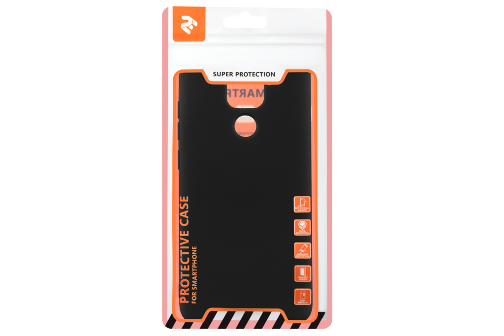 2E Case for Xiaomi Redmi Note 9, Soft feeling, Black