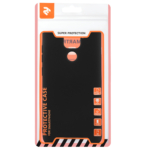 2E Case for Xiaomi Redmi Note 9, Soft feeling, Black