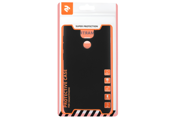 2E Case for Xiaomi Redmi Note 9, Soft feeling, Black