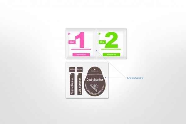 2 in 1 Protective Glass 2E Basic for TECNO POP 3 (BB2), 2.5D FCFG, black border