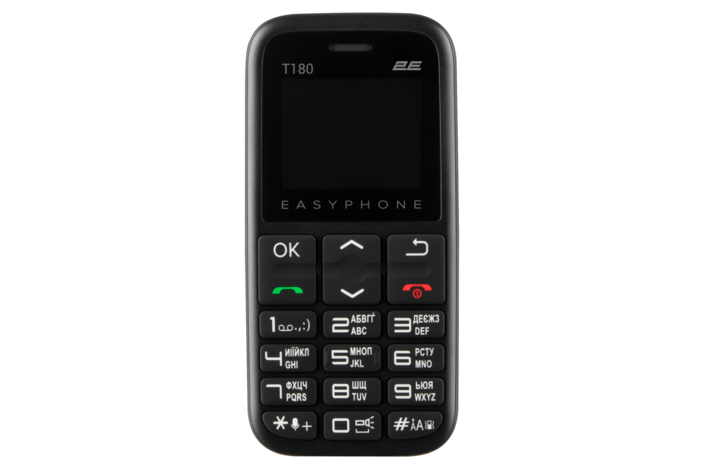 2E Мобільний телефон T180 2020 2SIM Black