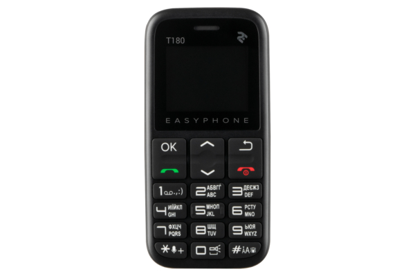 2E Мобільний телефон T180 2020 2SIM Black
