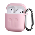 Чехол 2Е для Apple AirPods, Pure Color Silicone Imprint (1.5mm), Light pink