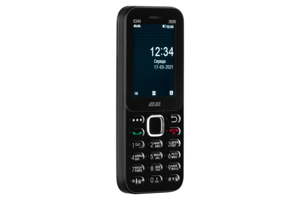 Mobile Phone 2E E240 2020 Dual SIM Black