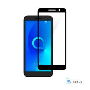 Захисне скло 2E для Alcatel 1 (5033D), 2.5D FCFG, black border