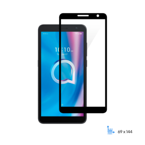 Захисне скло 2E для Alcatel 1B (5002H), 2.5D FCFG, black border