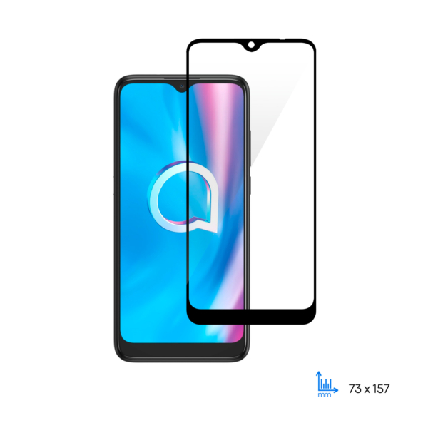 Защитное стекло 2E для Alcatel 1SE (5030D), 2.5D FCFG, black border