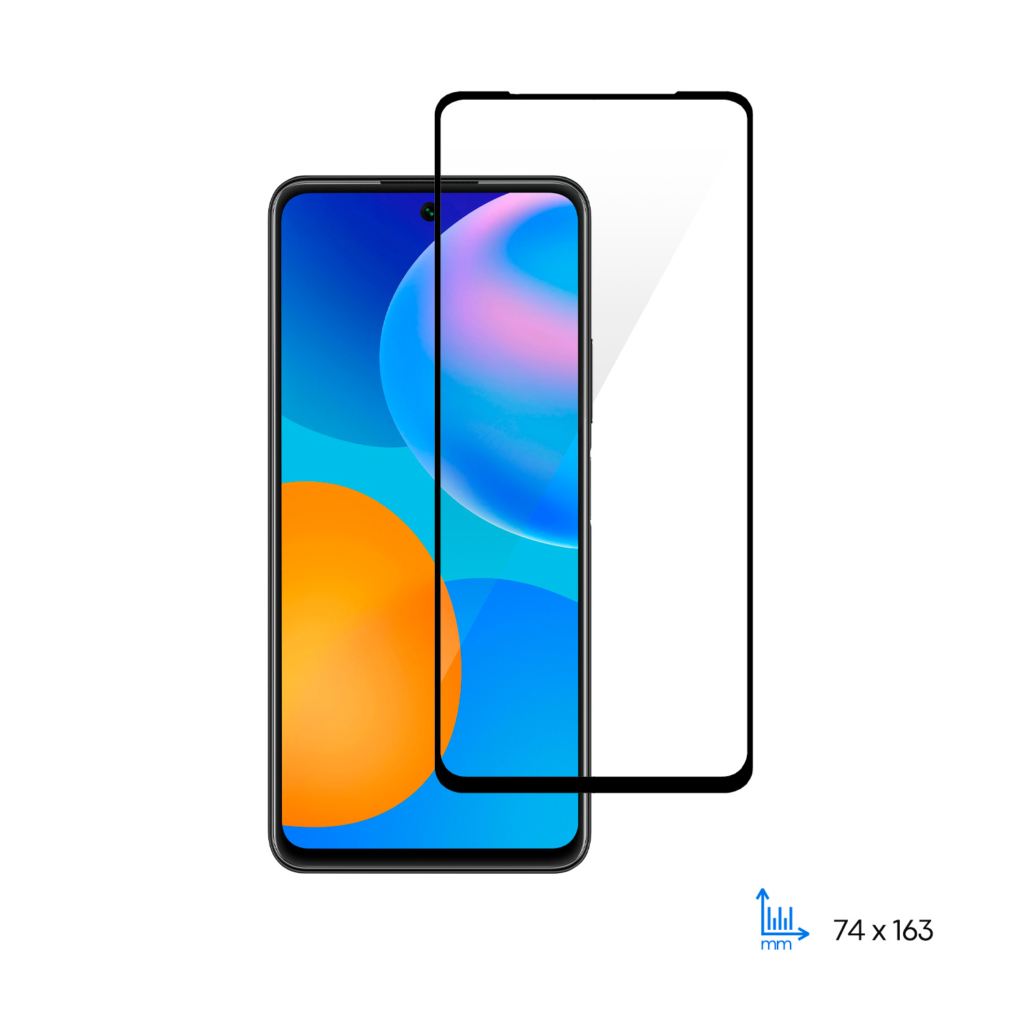 Захисне скло 2E для Huawei P Smart 2021, 2.5D FCFG, black border