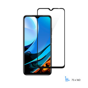 Protective Glass 2E for Xiaomi Redmi 9T, 2.5D FCFG, black border