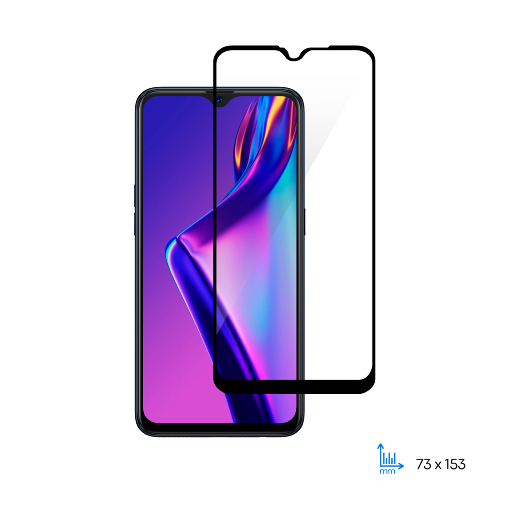 Protective Glass 2E for Oppo A12, 2.5D FCFG, black border