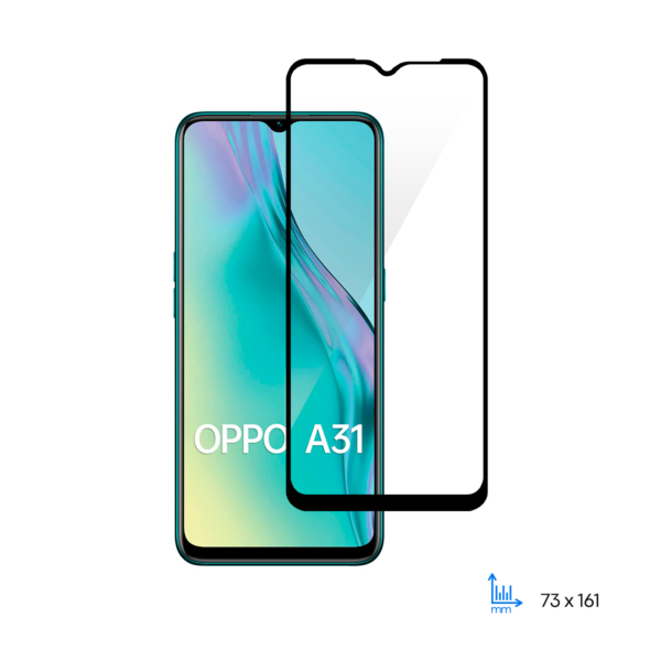 Защитное стекло 2E для Oppo A31, 2.5D FCFG, black border