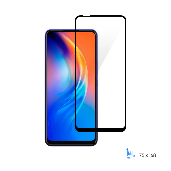 Защитное стекло 2E для TECNO Spark 6 (KE7), 2.5D FCFG,  black border