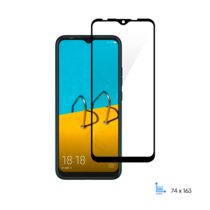 Защитное стекло 2E для TECNO Spark 6 Go (KE5/KE5j), 2.5D FCFG, black border