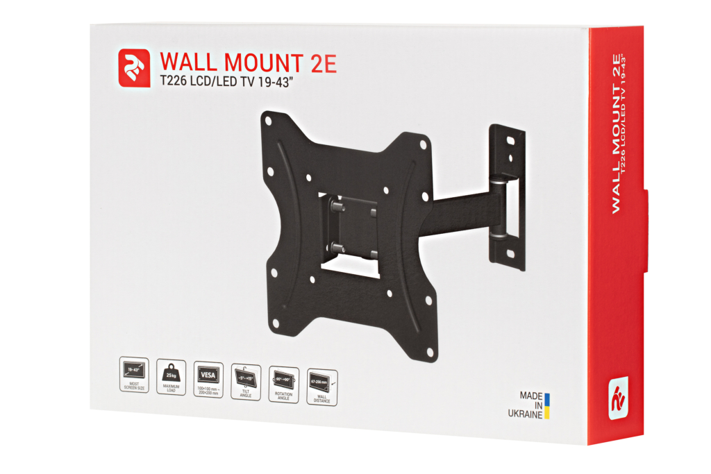 Поворотне кріплення для ТВ 19-43″ 2E T226