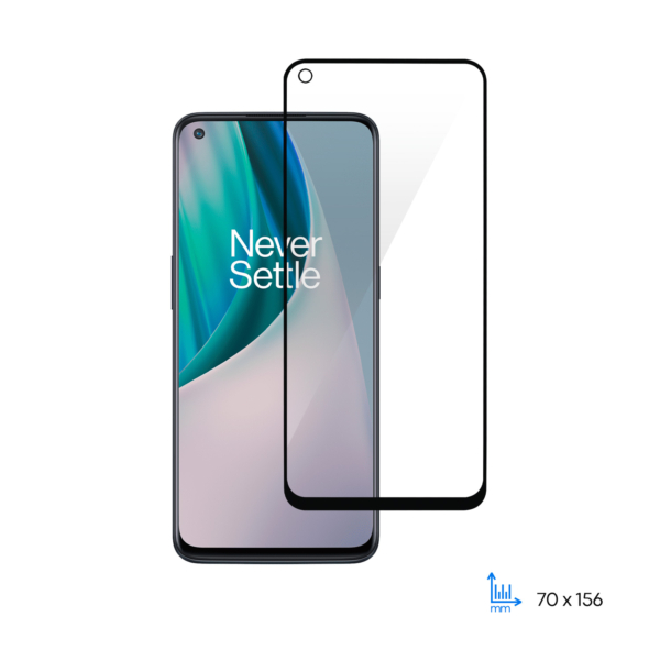 Защитное стекло 2E для OnePlus Nord N10 5G (BE2029), 2.5D FCFG, black border