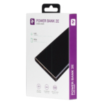 2E Портативний зарядний пристрій 5000mAh, Metal surface, DC 5V, 2.1A, black
