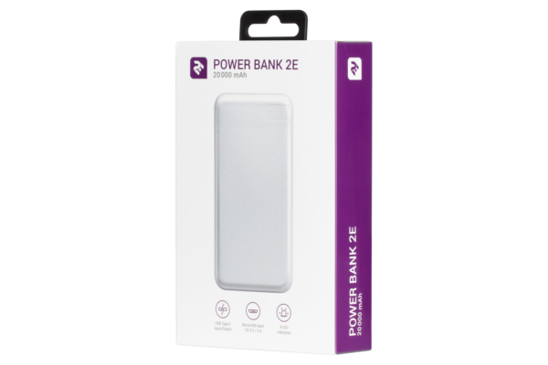 Power Bank 2Е 20000 мАч White