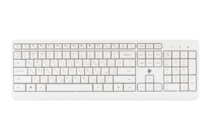 2E Клавіатура  KS220 WL White