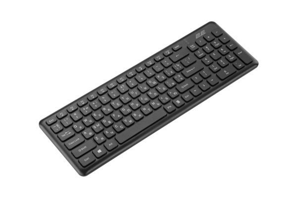 2E Клавіатура мембранна KS230 96key, WL, EN/UK/RU, чорний