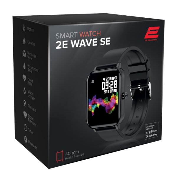 2E Смарт-годинник Wave SE 40 mm Black