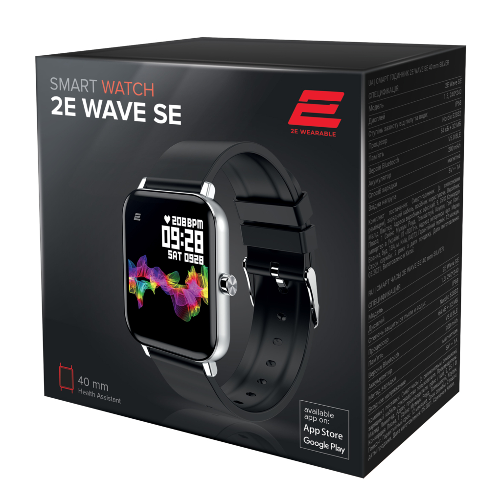 2E Смарт-годинник Wave SE 40 mm Silver