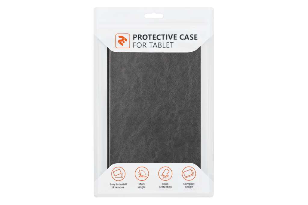 2E Basic case for Samsung Galaxy Tab S7 FE (SM-T735), 12.4″ (2021), Retro, Black