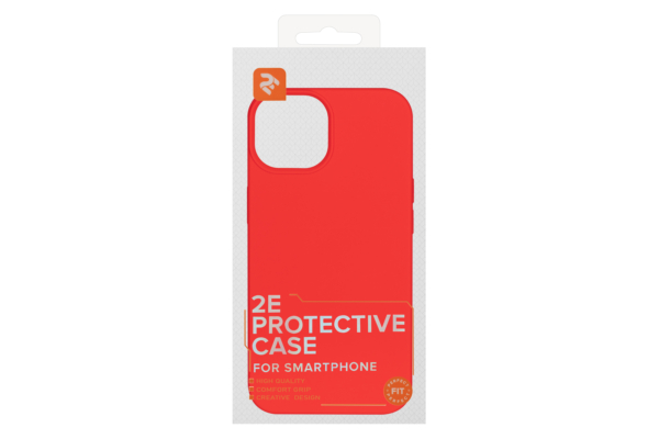 Чехол 2E Basic для Apple iPhone 13, Liquid Silicone, Red