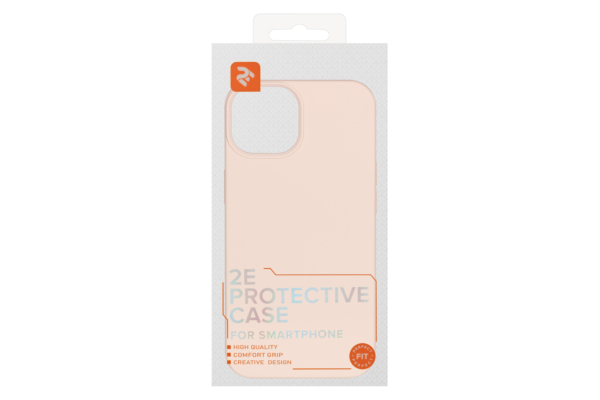 2E Basic case for Apple iPhone 13, Liquid Silicone, Sand Pink SKU: 2E-IPH-13-OCLS-RP