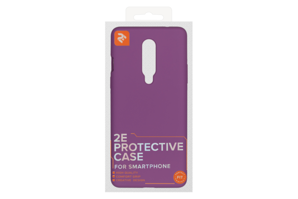 2E Чохол Basic для OnePlus 8 (IN2013), Solid Silicon, Purple