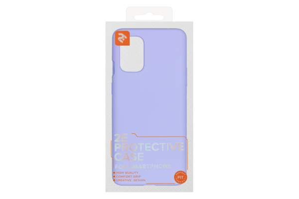 2E Чохол Basic для OnePlus 8T (KB2003), Solid Silicon, Light Purple