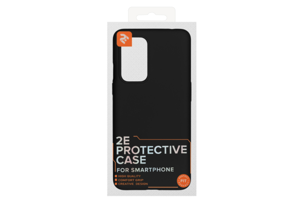 2E Basic case for OnePlus 9 (LE2113), Solid Silicon, Black
