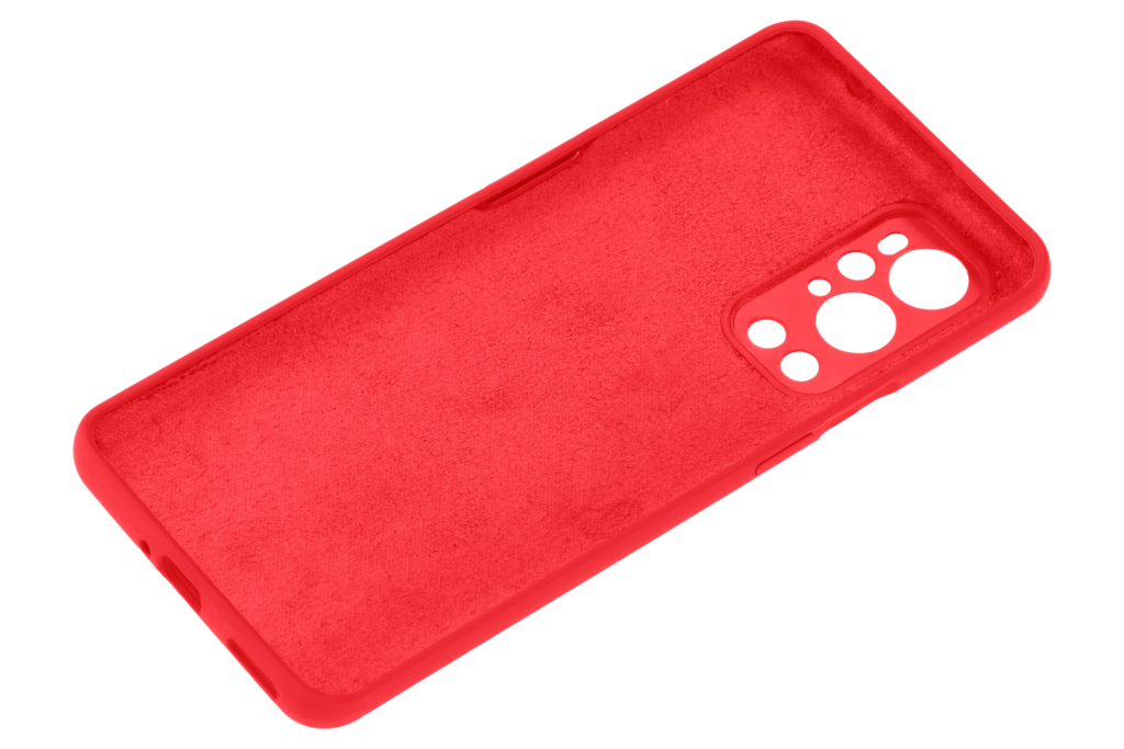 2E Basic case for OnePlus 9 Pro (LE2123), Solid Silicon, Chinese Red
