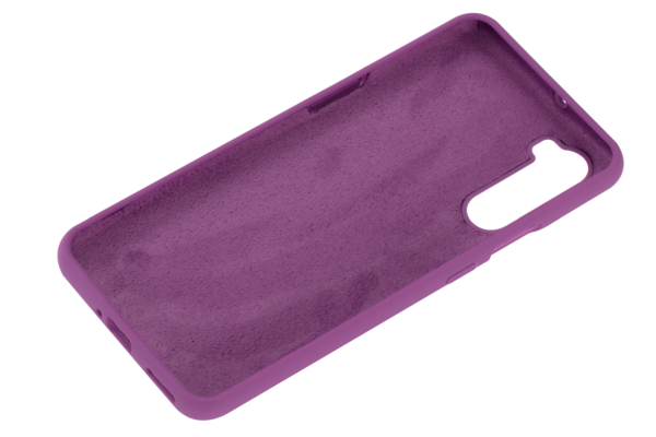 2E Basic case for OnePlus Nord (AC2003), Solid Silicon, Purple