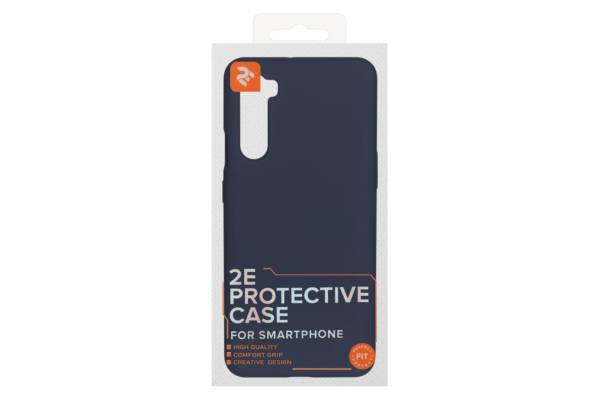 Чехол 2E Basic для OnePlus Nord (AC2003), Solid Silicon, Midnight Blue