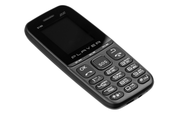 Mobile Phone S180 2021 Dual SIM Black