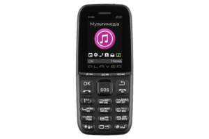 2E Мобільний телефон S180 2021 1.77″ 2SIM, 800mAh Black