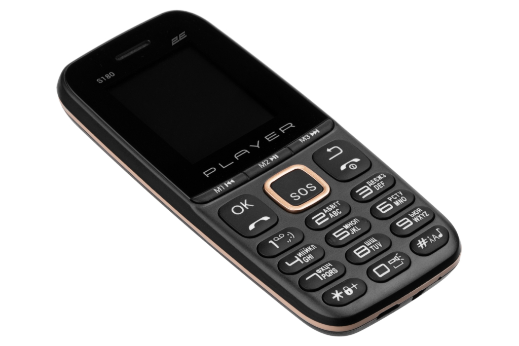 2E Мобільний телефон S180 2021 Dual SIM без ЗП Black&Gold