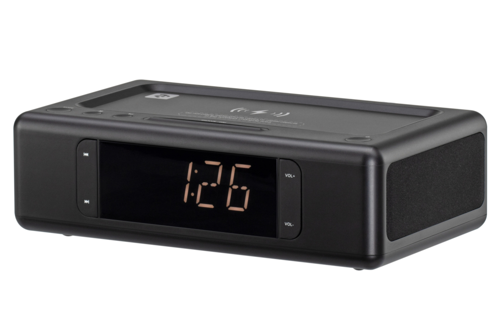 Акустическая док-станция 2E SmartClock Wireless Charging, Black