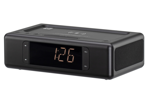 Акустическая док-станция 2E SmartClock Wireless Charging, Black