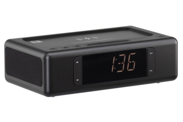 Акустическая док-станция 2E SmartClock Wireless Charging, Black