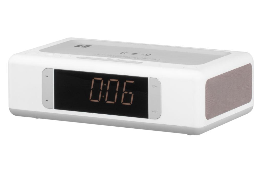 Акустическая док-станция 2E SmartClock Wireless Charging, White