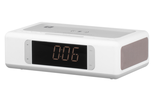 Акустическая док-станция 2E SmartClock Wireless Charging, White