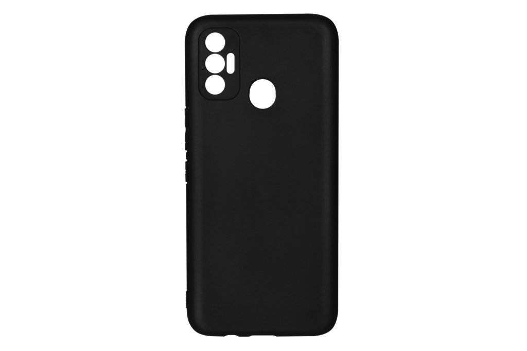 2E case for TECNO Spark 7/7Go (KF6n/KF6m), Soft feeling, Black
