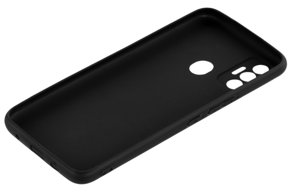 2E case for TECNO Spark 7/7Go (KF6n/KF6m), Soft feeling, Black