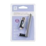 WiFi adapter 2E PowerLink WR820E N300, External Detachable Antenna