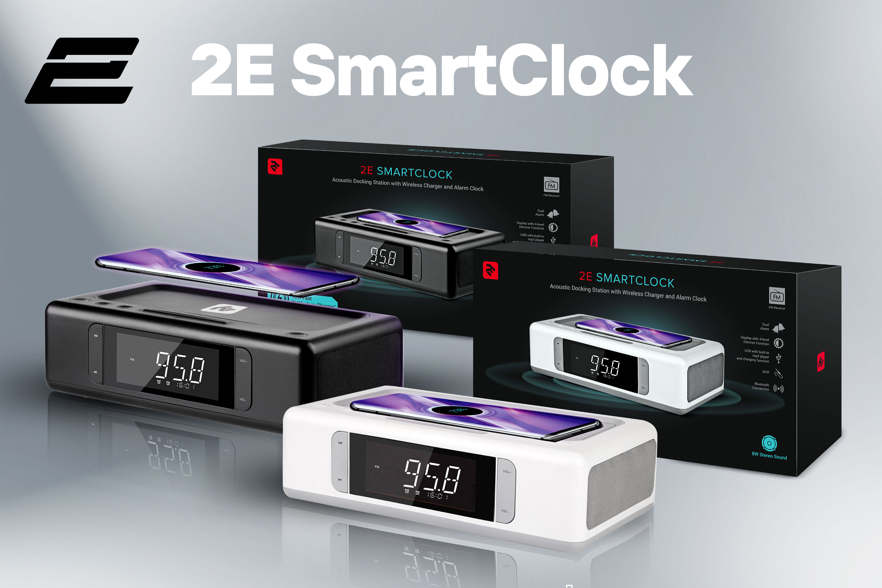 Док-станція 2E SmartClock