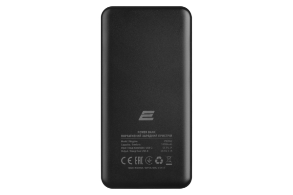 Power bank 2Е Geometry 10000 мАч Black